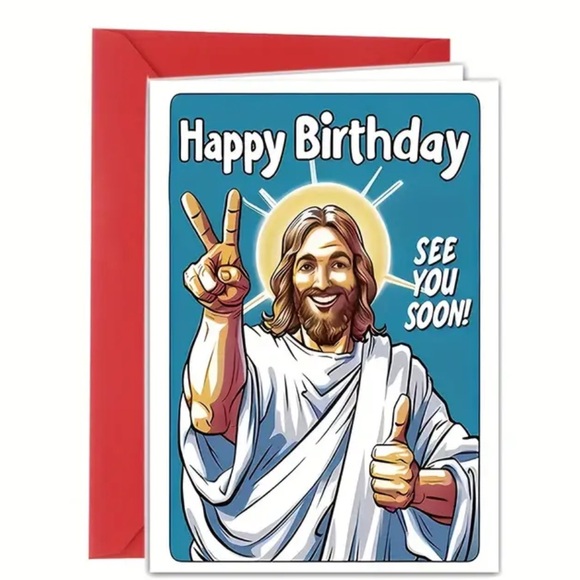 Other - 2 Pack Funny Greeting Card & Envelope NIP